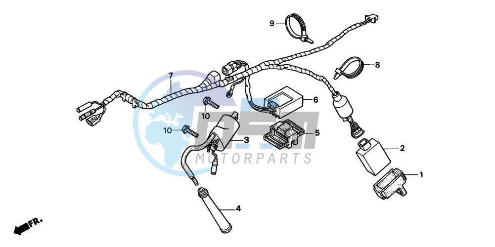 WIRE HARNESS/ IGNITION COIL (CM)