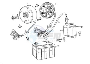 SMT 50 drawing Flywheel magneto