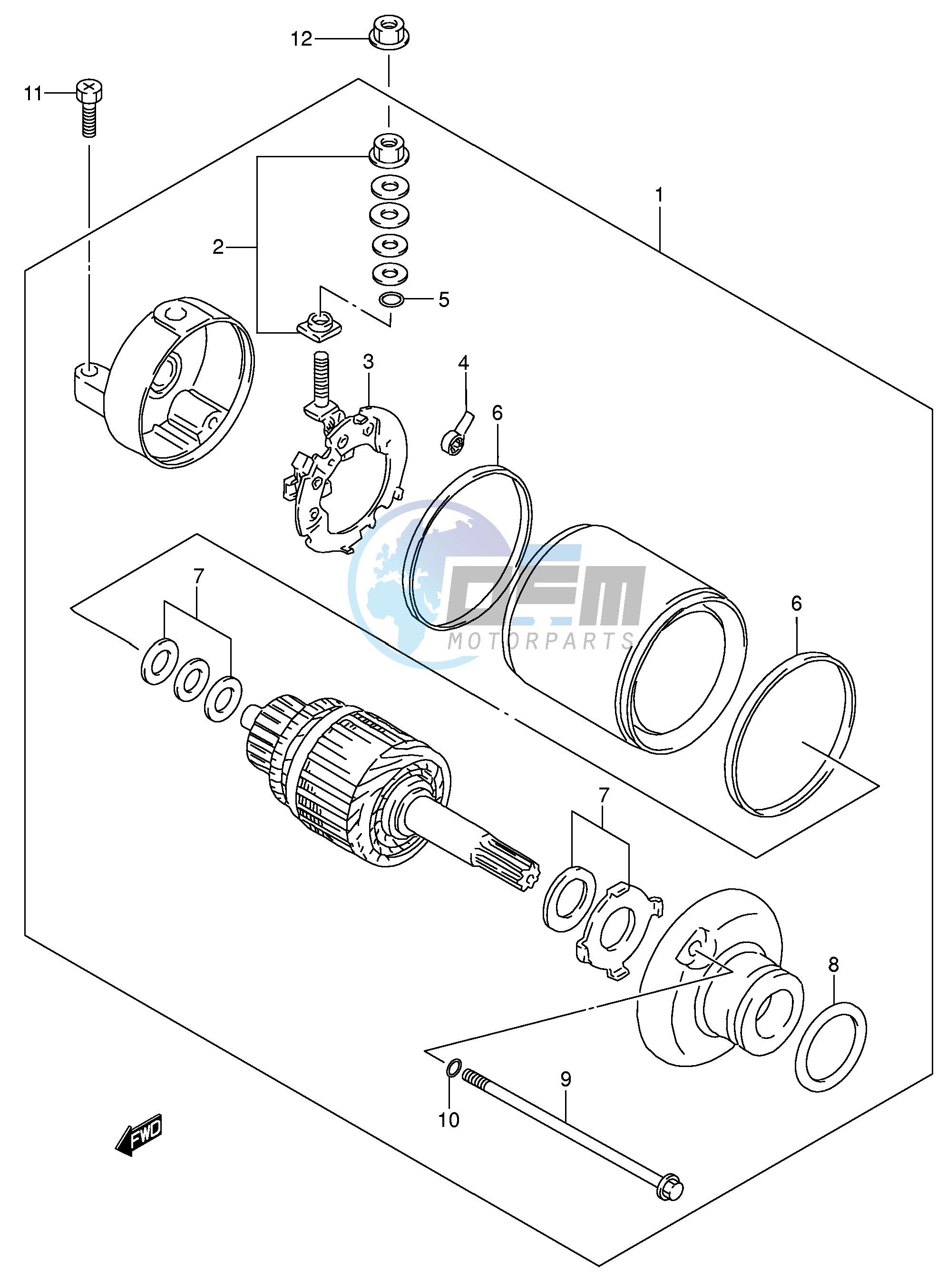 STARTING MOTOR