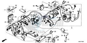 TRX420FM1F TRX420 Europe Direct - (ED) drawing WIRE HARNESS