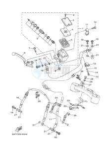 MT-07 MTN690 (BTK7) drawing FRONT MASTER CYLINDER