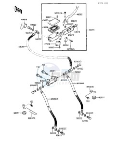 ZL 1000 A [ZL1000 ELIMINATOR] (A1) drawing FRONT MASTER CYLINDER