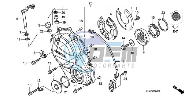 RIGHT CRANKCASE COVER