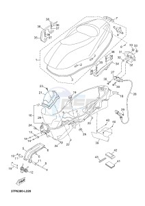 YP125RA (ABS) X-MAX 250 X-MAX 250 (1YS6 1YS6 1YS6) drawing SEAT