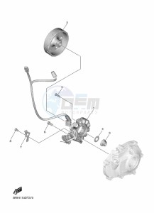 YZ450F (B2WD) drawing GENERATOR