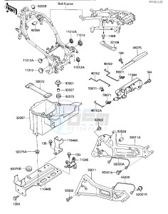 ZX 1000 A [NINJA 1000R] (A1-A2) [NINJA 1000R] drawing BATTERY CASE