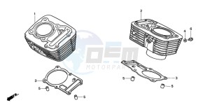 VT600CD drawing CYLINDER