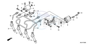 CBR600FB drawing IGNITION COIL