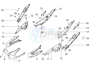 Runner 50 SP drawing Side cover - Spoiler