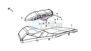 MAXSYM 600I drawing BUDDYSEAT / REAR LUGGAGE FRAME /