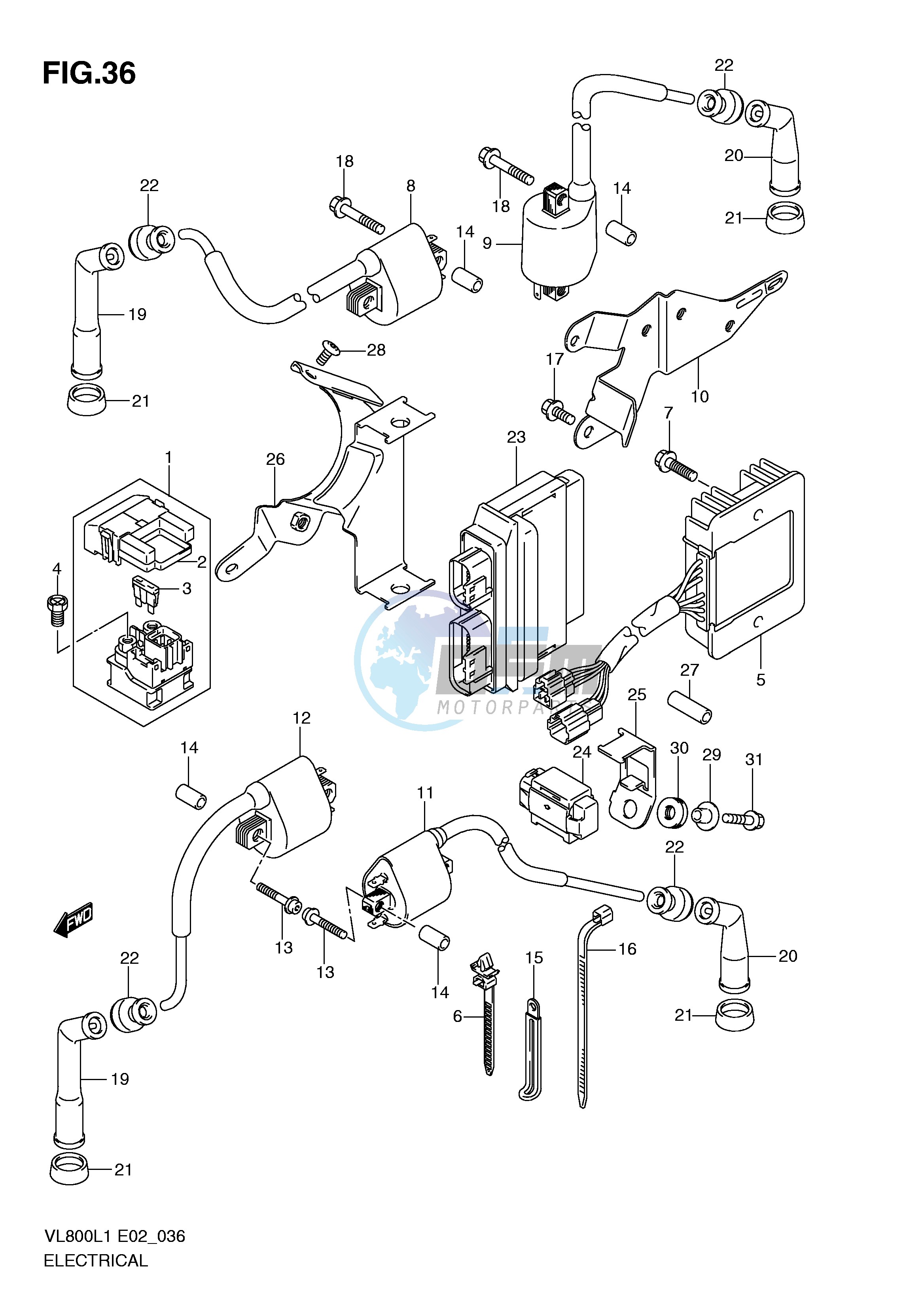 ELECTRICAL (VL800CUEL1 E19)