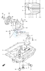 RF900R (E2) drawing OIL PAN - OIL PUMP