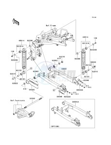 AN 112 D (D6F-D7F) D7F drawing SWINGARM_SHOCK ABSORBER