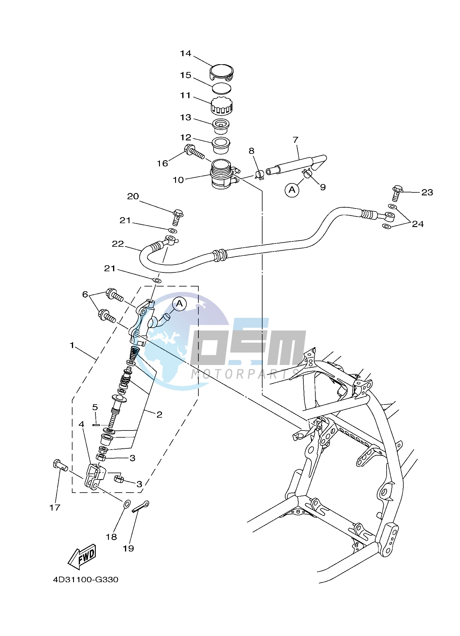 REAR MASTER CYLINDER