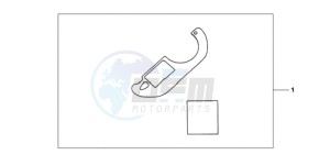 XL700V9 France - (F / CMF SPC) drawing METER PANEL