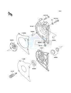 KLE500 KLE500-B1P GB XX (EU ME A(FRICA) drawing Water Pump