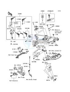 ZZR1400 ZX1400A6F FR GB XX (EU ME A(FRICA) drawing Ignition Switch