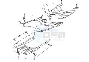 SV 100 L - 100 cc drawing FOOTREST