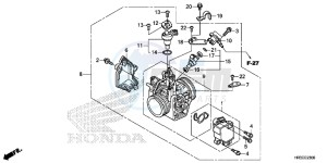 TRX420TM1F TRX420 Europe Direct - (ED) drawing THROTTLE BODY