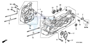 SH1259 ED / 2ED drawing CRANKCASE