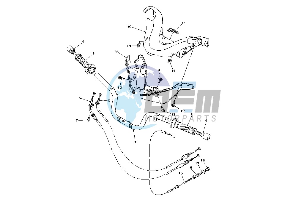 STEERING HANDLE - CABLE