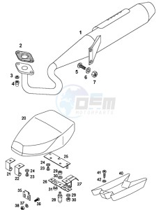 SPRINT_SPORT_45kmh_L1 50 L1 drawing Exaust-seat-covers