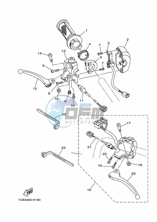 HANDLE SWITCH & LEVER