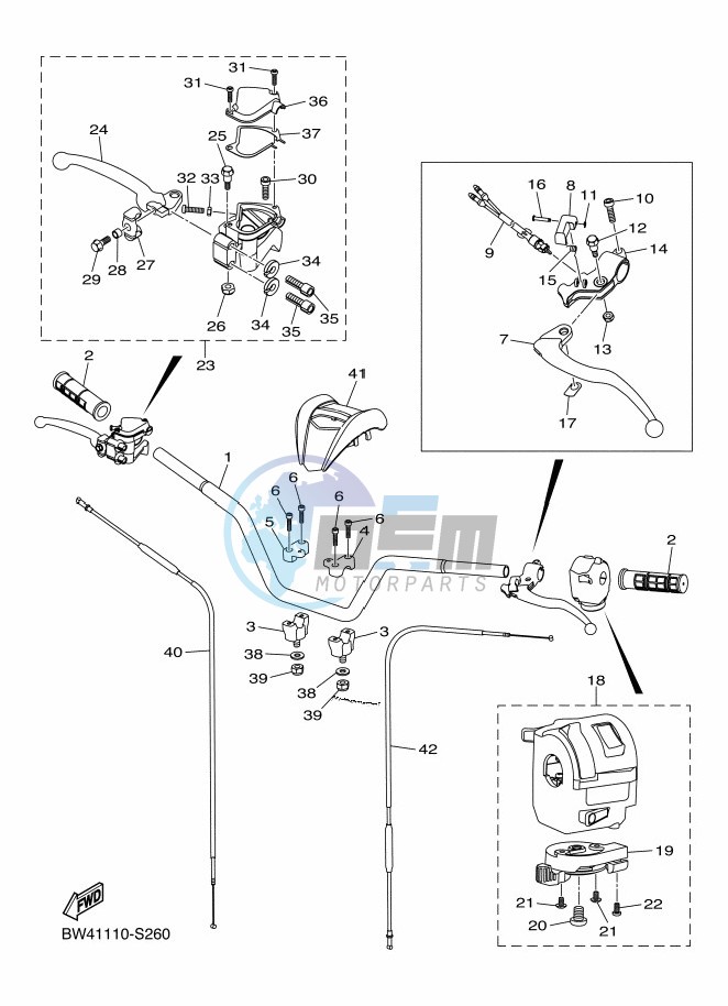 STEERING HANDLE & CABLE