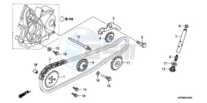 TRX90XE TRX90 Europe Direct - (ED) drawing CAM CHAIN