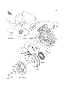 KAF 400 A [MULE 610 4X4] (A6F-AF) A6F drawing GENERATOR_IGNITION COIL