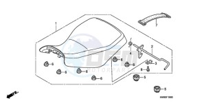 TRX250TMA U drawing SEAT