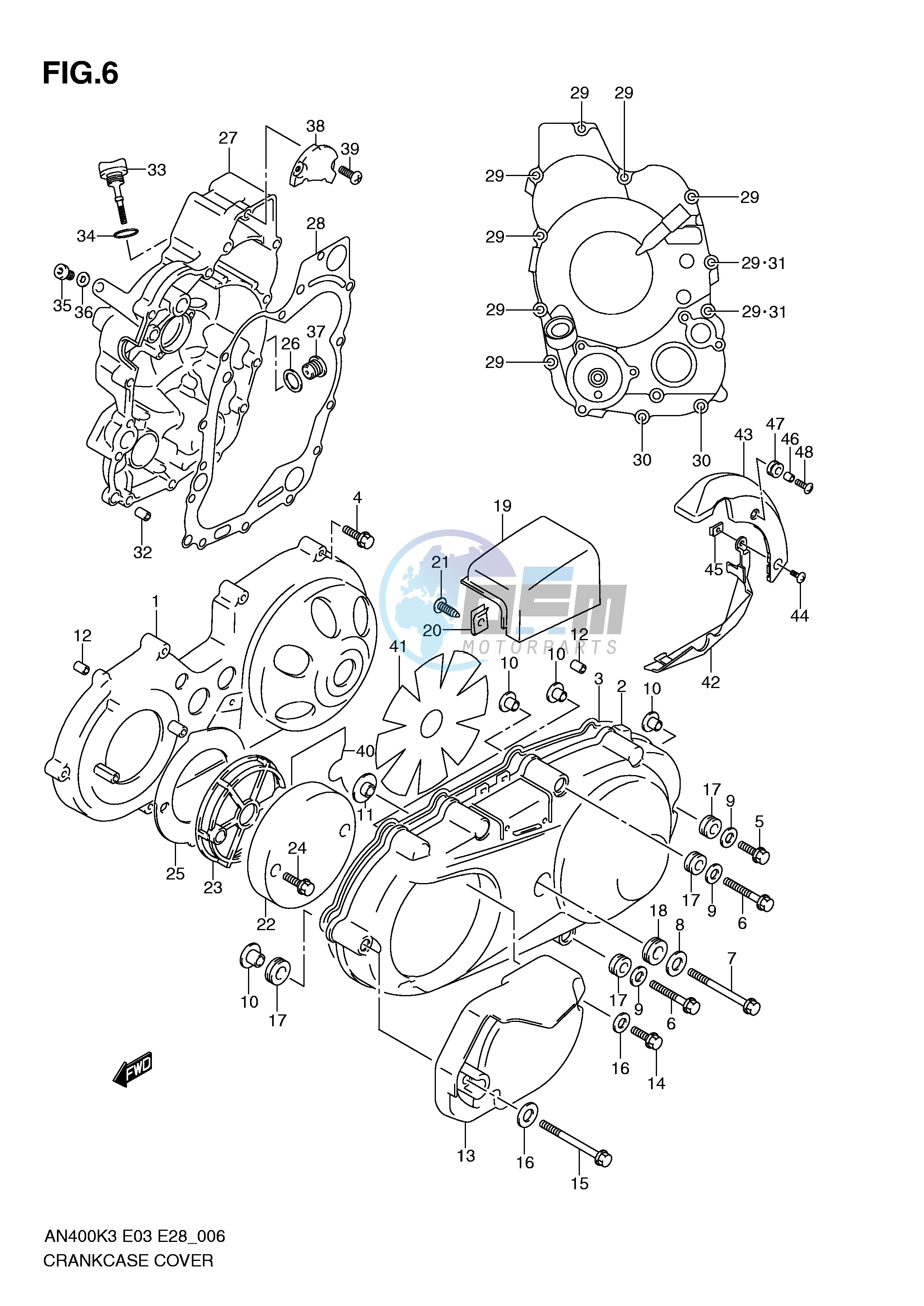 CRANKCASE COVER