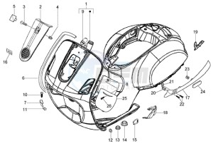 LX 50 4T drawing Bodywork