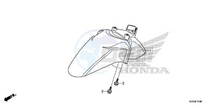 SH125SG SH300A UK - (E) drawing FRONT FENDER