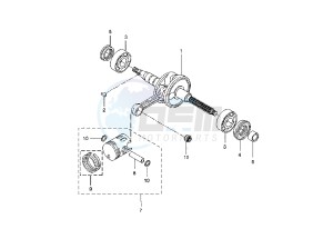 YH WHY 50 drawing CRANKSHAFT - PISTON