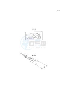 KLX 125 A (A1-A3) drawing OPTIONAL PARTS