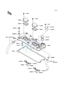 JET SKI STX-15F JT1500-A2 FR drawing Cylinder Head Cover