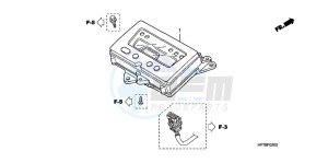 CB650FAG CB650F 6ED drawing METER