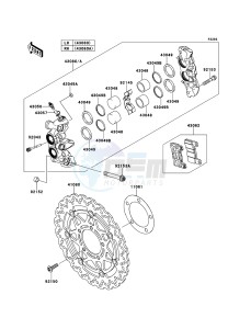 Z1000 ZR1000DDFA FR GB XX (EU ME A(FRICA) drawing Front Brake