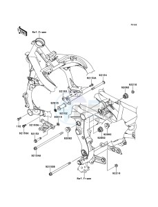 ER-6N ER650CBF GB XX (EU ME A(FRICA) drawing Engine Mount