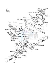 VN1700 CLASSIC VN1700E9F GB XX (EU ME A(FRICA) drawing Footrests