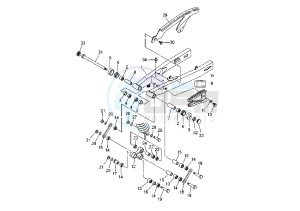 XT R 660 drawing REAR ARM