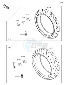 Z1000SX ZX1000WHF XX (EU ME A(FRICA) drawing Tires