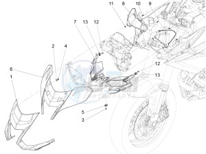 ETV 1200 Caponord Rally USA USA drawing Front fairing