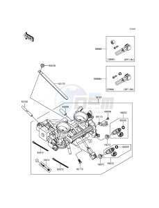 ER-6N ER650ECF XX (EU ME A(FRICA) drawing Throttle