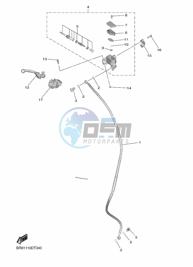 FRONT MASTER CYLINDER