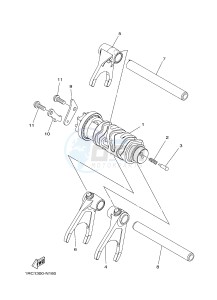 MT-09 TRACER MT09TRA TRACER 900 (2SCE) drawing SHIFT CAM & FORK