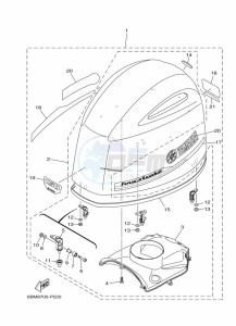 FL150FETX drawing FAIRING-UPPER