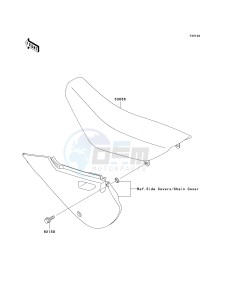 KLX 110 A (A1-A4) drawing SEAT-- A4- -