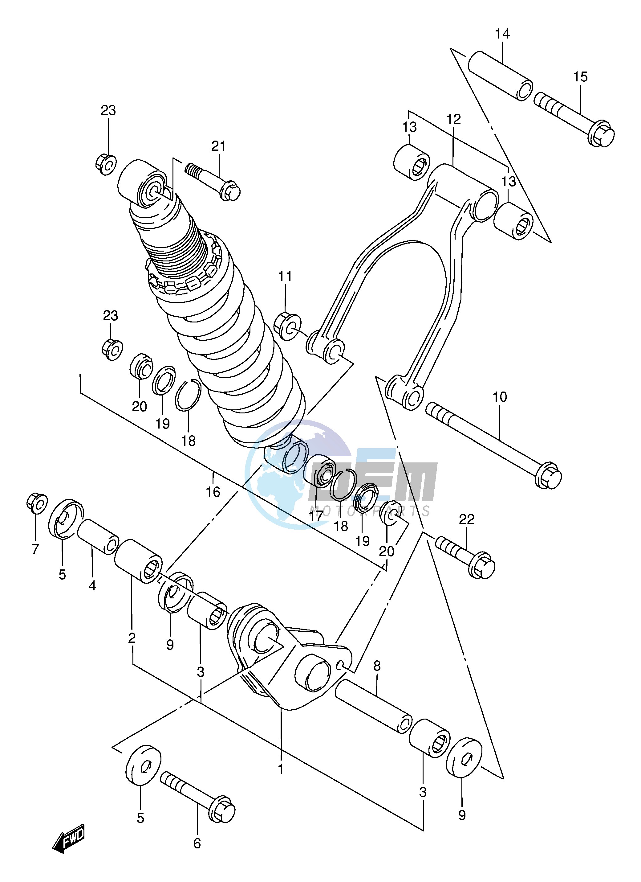 REAR CUSHION LEVER